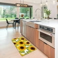 thumbnail image 6 of Kitchen Mats, Sunflower Kitchen mats for Floor, Anti Fatigue Mats for Kitchen Floor Cushioned, Non Skid Washable Memory Foam Kitchen Rugs and Mats for Bedroom, Office, Sink, Laundry 17.3*29'''', 6 of 6