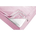 thumbnail image 3 of Grace Linen Zipper Fitted Sheet Queen Size(60X80) - Includes 2 Zip On Sheets +1 Bottom Fitted Base - Fit's 14” In Deep Pocket - Baby Pink Color, 3 of 8