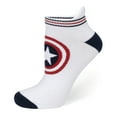 thumbnail image 1 of Captain America White Ankle Socks, 1 of 3