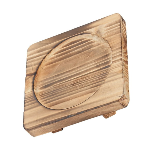 Wooden Cup Coaster Wood Coasters Non- Mug Coaster Rustic Farmhouse Coaster for Home Decor Housewarming Gift Log Color