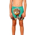 thumbnail image 5 of ATOGUTA Swim Shorts for Boys Kids Swimwear Bathing Suits Quick Dry Beach Board Shorts Size 5T-14, Mint Green, 5 of 6