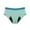 Mint Green, variant on PMVFHDE Color Block Cotton Menstrual Briefs Front Back Leak Proof Womens Underwear For Overnight Grey,S
