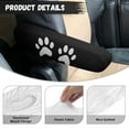 thumbnail image 6 of Yuyamidu Dog Paw Car Seat Arm Rest Cover Black Armrest Cover for Car Truck Van Armrest Covers 2 Pcs Car Front Seat Armrest Cover Car Interior Accessories, 6 of 7