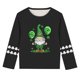 thumbnail image 5 of Blusas y camisas de manga larga con cuello redondo, moda del Día de San Patricio, blusa informal con estampado bonito de manga larga para niños y niñas., 5 of 5