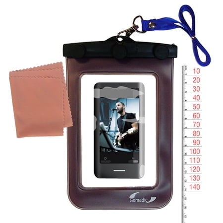 Gomadic Clean and Dry Waterproof Protective Case Suitablefor the Coby MP828 to use Underwater