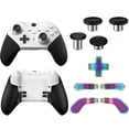 thumbnail image 2 of Metal Replacement Thumbsticks for Xbox Elite Controller Series 2 Core, Component Pack Includes 4 Swap Magnetic Joysticks, 4 Paddles, 1 Standard D-Pads, Accessories Parts for Xbox One Elite 2(Color), 2 of 5