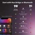 thumbnail image 3 of Lámpara de mesa inteligente Philips Hue Signe, color blanco roble, 1 paquete, 3 of 7