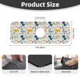 thumbnail image 2 of Sikiie Childish Dinosaur Splash Guard for Sink Faucet-1 PC Super Absorbent Fast Drying Mat Sink Gadgets-Splash Guard for Kitchen, Sink Mat, 2 of 7