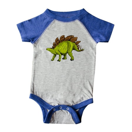 

Inktastic Smiling Stegosaurus Gift Baby Boy or Baby Girl Bodysuit