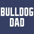 thumbnail image 2 of Bulldog Dad Block Font - Adult Unisex T-Shirt, 2 of 2