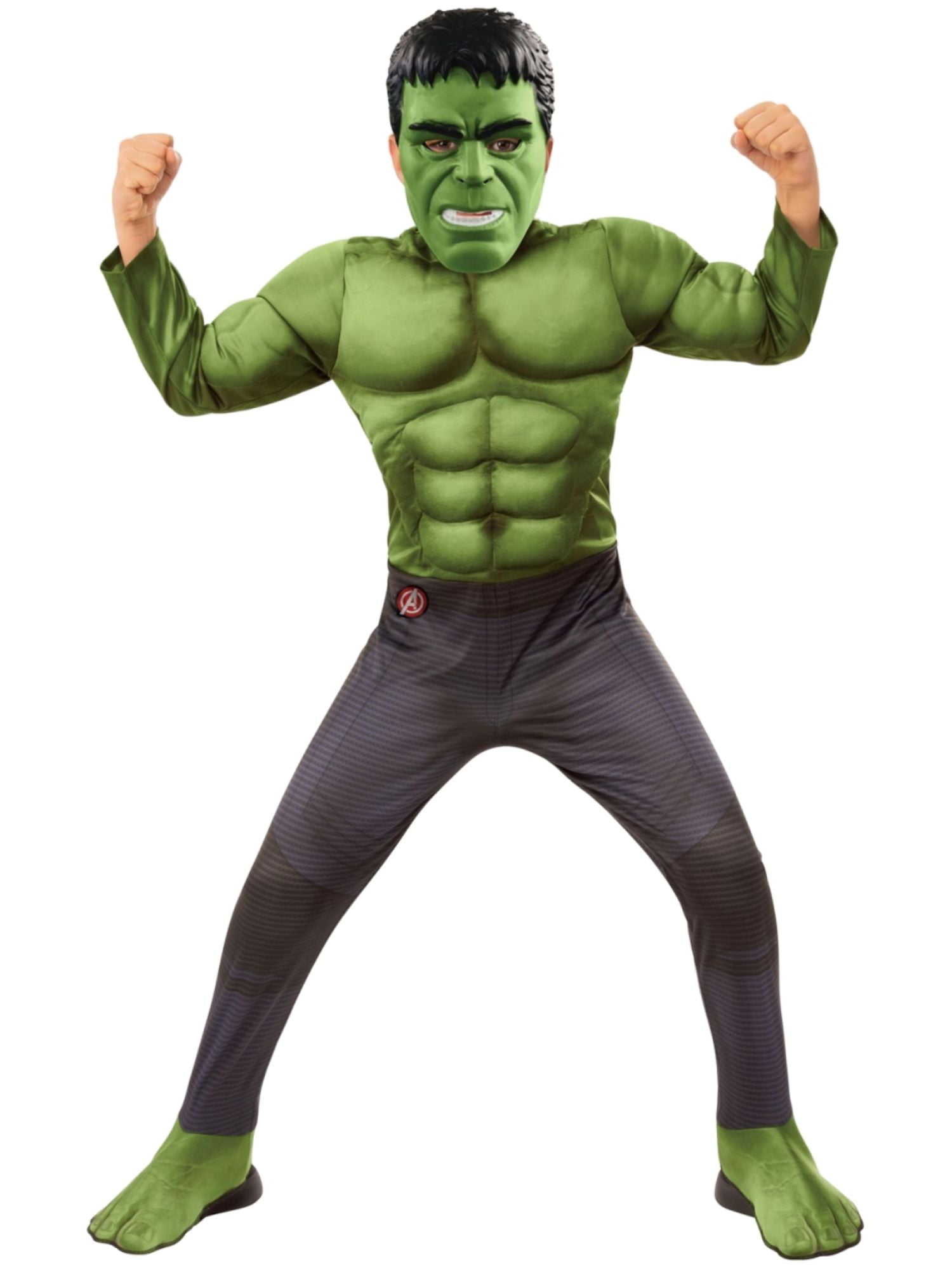 Hulk Costume Kids Avengers Superhero Halloween Fancy Dress 
