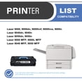 thumbnail image 3 of 43X C8543X Toner Cartridge Black 4-Pack Compatible for 43X C8543X Toner Cartridges for Laser 9000, 9040, 9050 Series, Laser 9000, 9040, 9050 MFP Series Printer, 3 of 6