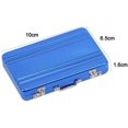 thumbnail image 4 of Yazoeia Mini Briefcase Name Card Holder Case Suitcase Shape Business Card Box Luggage CJB12-44384, 4 of 6