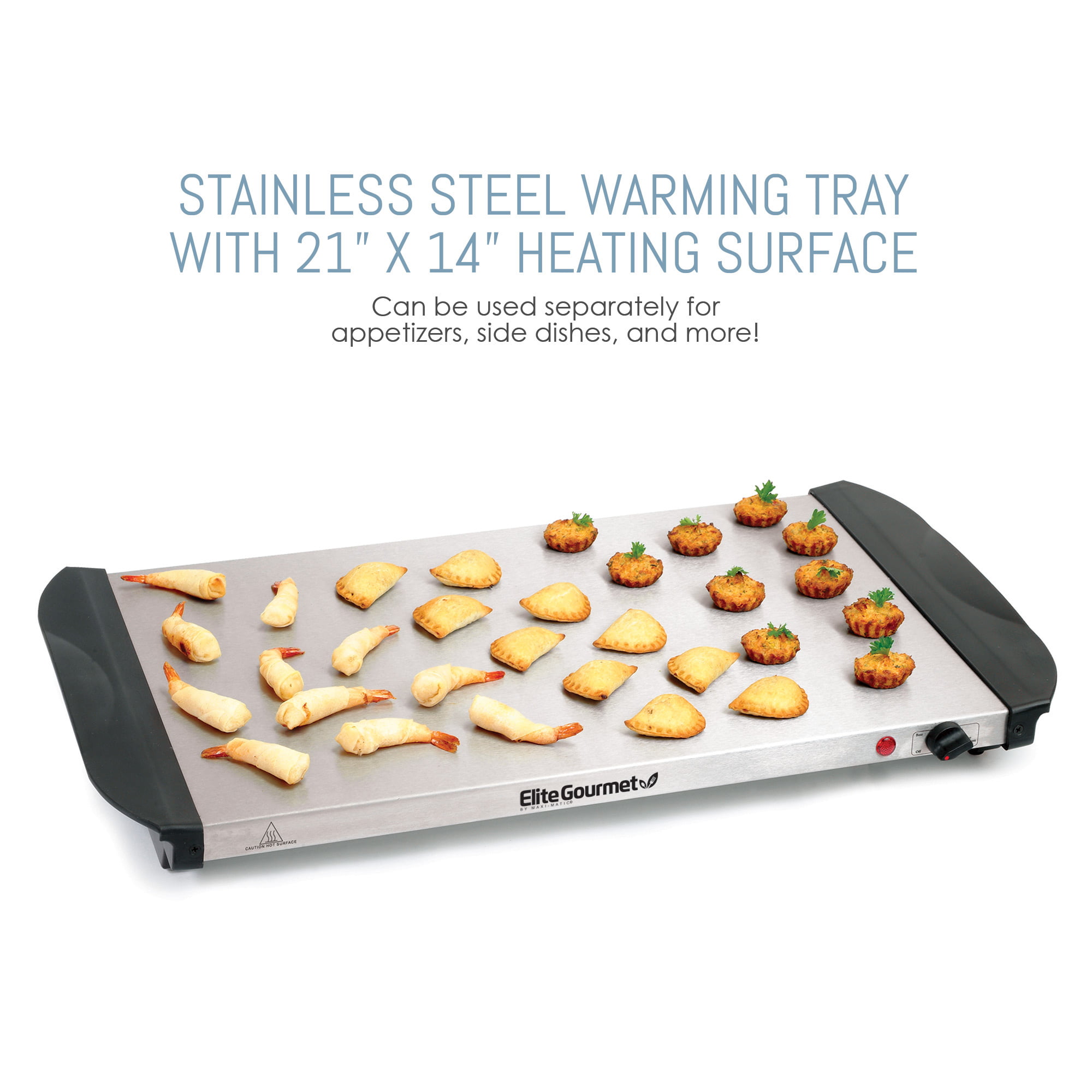 Dual Tray Stainless Steel Buffet Server [EWM-6122] – Shop Elite