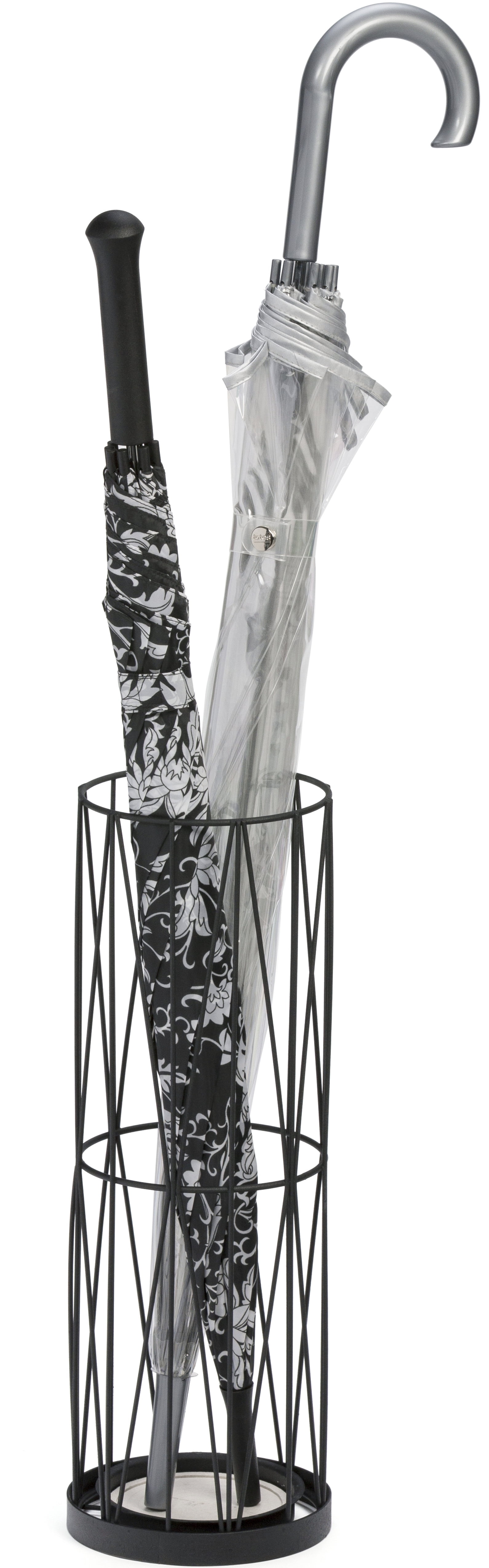 Mango Steam Pluvian Soakstone Umbrella Holder Stand - Black, Metal