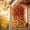 Wine-WE, variant on MMJ Artificial Flowers Fall Hanging Basket 2 Pack Brown Wisteria Faux Silk Outdoor Porch Patio Wall Home Decor 29.92x9.84in