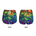 thumbnail image 6 of Goofa Pride Rainbow Printed Women 2 in 1 Running Shorts,Quick Dry Athletic Workout Shorts,High Waisted Athletic Shorts with Liner Pockets-X-Large, 6 of 9