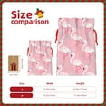 thumbnail image 3 of Fuzoiu Flamingo Print Christmas Gift Bag,Burlap Gift Bag with Drawstring Closure & Hang Tag,Perfect for Holidays, Birthdays, and Special Occasions-Medium, 3 of 7