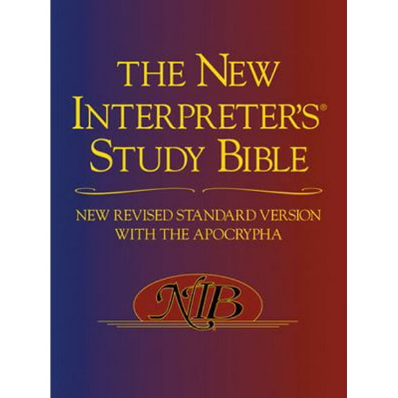 Pre-Owned Paperback ed. New Interpreter's Study Bible, NRSV: New Revised Standard Version with Apocrypha (Paperback) 0687647339 9780687647330