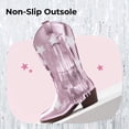 thumbnail image 3 of PATPAT Girls Western Cowgirl Boots Pointed Toe with Star Detail Tassel Fringe Vintage Platform Shoes, 3 of 9