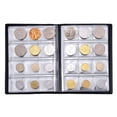 thumbnail image 1 of Coin Collection Album Coin Collectors Holder Professional Coin Collection Book Portable 120 Coin Holders Scrapbooking Album,Green, 1 of 6
