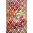 thumbnail image 3 of Unique Loom Trellis Frieze Collection Area Rug - Rounded (5' x 8' Rectangle Multi/Black), 3 of 7