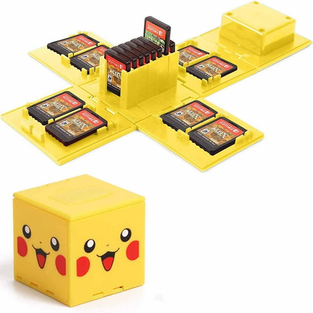 Games Storage Case for Nintendo Switch - Switch Game Card Holder Game Storage Cube Game Card Organizer for Nintendo Switch with 16 Game Card Slots