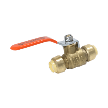 2 Pcs XFITTING Push Fit 1/2 Inch x 1/2 Inch Push Fit Ball Valve, 27-3-1=2XX