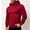 A05-Wine, variant on Zysthvn Mens Hoodies Pullover Outdoor Winter Athletic Sweatshirts for Men Soft Solid Zipper Long Sleeve