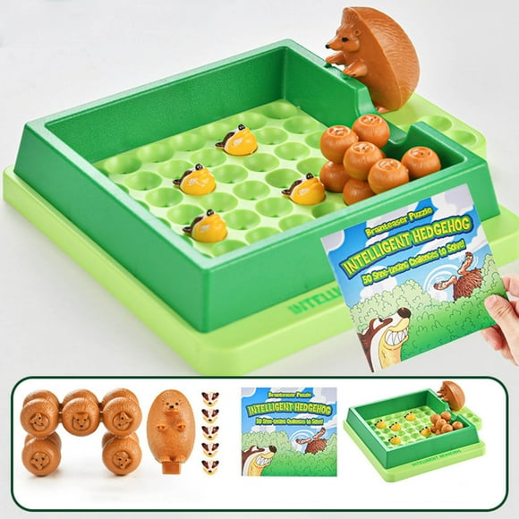 EQWLJWE Table Top Games Adult,Table Toys for Kids,Early Education Maze Escape Little Hedgehog Find Mom Game Puzzle Desktop Parent Child Interaction Children's Intelligence Toy
