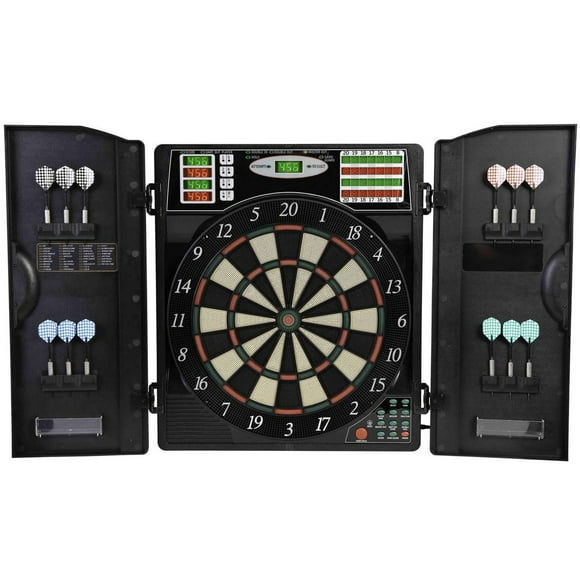 Arachnid Titanium 5400 Electronic Dart Board with Cabinet