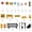 Set of 24 road signs, variant on 10 In 1 Construction Toys Truck Storage Die-cast Vehicle Transporter Car Set Excavator Dump Truck Digger Backhoe for Kids Gift