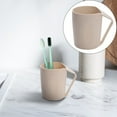thumbnail image 2 of XKHZJL Wheat Straw Cups with Handle Plastic Cups Mug, Unbreakable Drinking Cup for Coffee, Tea Reusable Dishwasher Safe Water Glasses Cup for Kitchen, Kids, 2 of 8