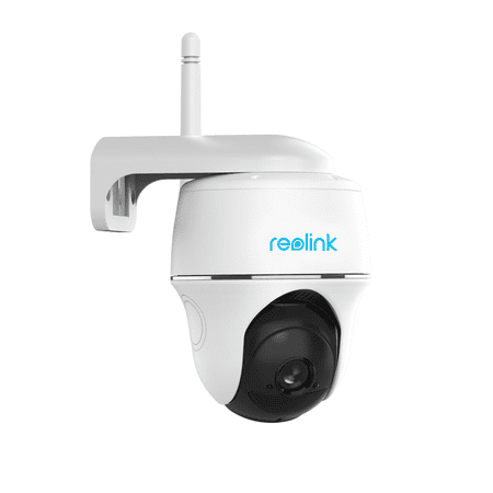 Reolink Argus PT  2K Security Camera Outdoor  Pan Tilt Battery Powered  2.4/5GHz Dual-Band WiFi  4MP Night Vision  Smart Detection  PIR Sensor  2-Way Talk  Time Lapse