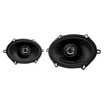 KENWOOD Custom Fit KFC-C5798RS 5 x 7 Inch 320 Watt Max Power Full Range Speakers Black, 2 Pack