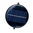 thumbnail image 2 of Solar Powered Portable USB Fan Outdoor, 3 Speed Rechargeable Mini Fan with 400mAh Battery, Portable Desk Fan for Camping Patio Desk Travel,Only Fan(Round), 2 of 6