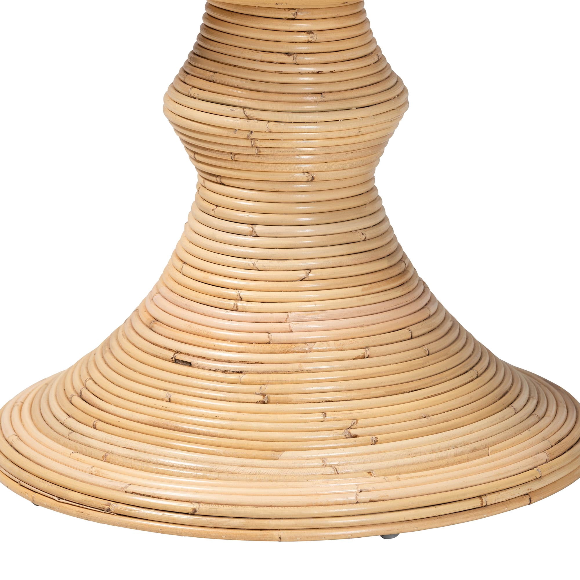 bali & pari  Brookwood Boho End Table, Natural Rattan