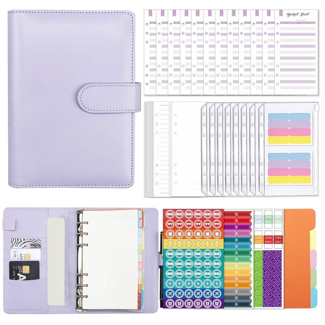 DPTALR Planner Weekly Planner Monthly Planner, Undated Budget And Ledger, Financial Planning Log, Goal Recording Notebook, Planner For Home Office A6 Size