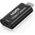 thumbnail image 1 of Audio Video Capture Cards, 1080p HDMI to USB Adapter, Portable Plug & Play Capture Card for Live Streaming Video, 1 of 4