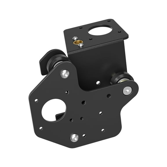 3D Printer Upgrades Parts Dual Z-axis T8 Lead Srew Pitch 2mm Guide Fixing Plate Bracket Mount with POM Wheels for Ender 3 V2 Ender3 Pro CR10 and DIY 3D Printer (Kit-B)