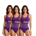thumbnail image 3 of LILIYA 3PC 2026 Moringa & Berberine Firming Shorts for Women, 4-in-1 Micro-Particle Sculpting Yoga Pants, High Waisted Lifting Seamless Shaping Panties, 3 of 7