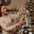 thumbnail image 4 of Dalxymotic Christmas Bow Hanging Decoration, Holiday Tree Wreath Door Wall Accent, Festive Home Party Arrangement Bow, Bow Decor, Christmas Decoration for Tree, Wreath, Door, Wall, 4 of 6