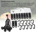 thumbnail image 4 of Conjunto de clips de lona, ​​10 clips de carpa estable establecidos para senderismo, 4 of 7
