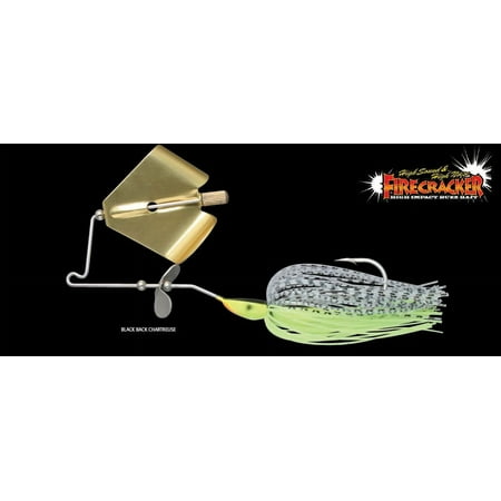 UPC: 0843459014453 | Jackall Fishing FIRECRACKER 1/2OZ BLKBCK CHAR Buzz Baits [JFCRA12-BLBC]