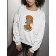 thumbnail image 3 of A Girl  And Orange Turban  Sweatshirt Women -Image by Shutterstock, Female 4X-Large, 3 of 4