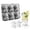 Grey, variant on Animal Monkey Ice Cube Tray, Silicone Ice Cube Mold - 6-Cavity Non-Stick Easy Release Monkey Mould for Beverage Kitchen Fridge,Reusable Animal Dessert Mold