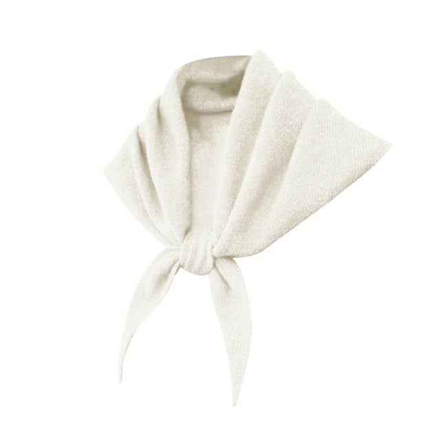 Bufandas de poliéster para mujer, moda, ocio, suaves, de invierno, lisas, con bolas de pelo