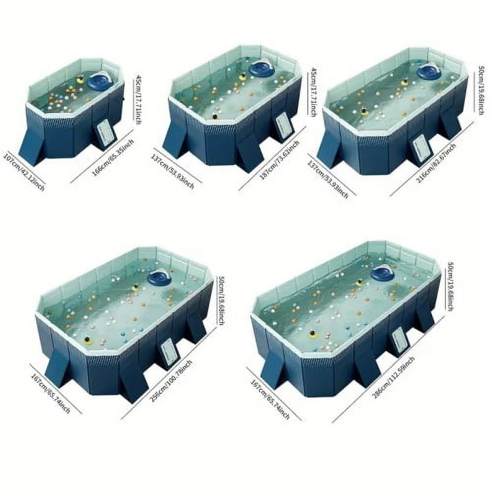 2.6PVC inflatable folding swimming pool