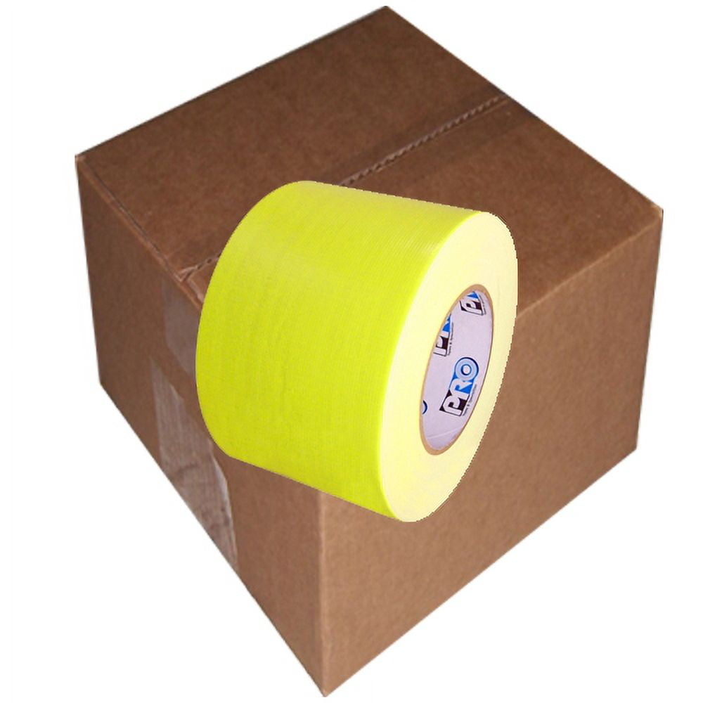 Pro Duct 139 Fluorescent Yellow Duct Tape 4" X 60 Yard Roll (12 Roll/Case)