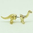 thumbnail image 2 of Latest Fashion Cute 3D Dinosaur Pierced Stud Earring (Golden), 2 of 4